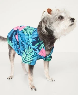 NWT Old Navy Printed Hawaiian Resort Vacation Shirt for Dogs Hawaii Size Medium - Image 1 of 2