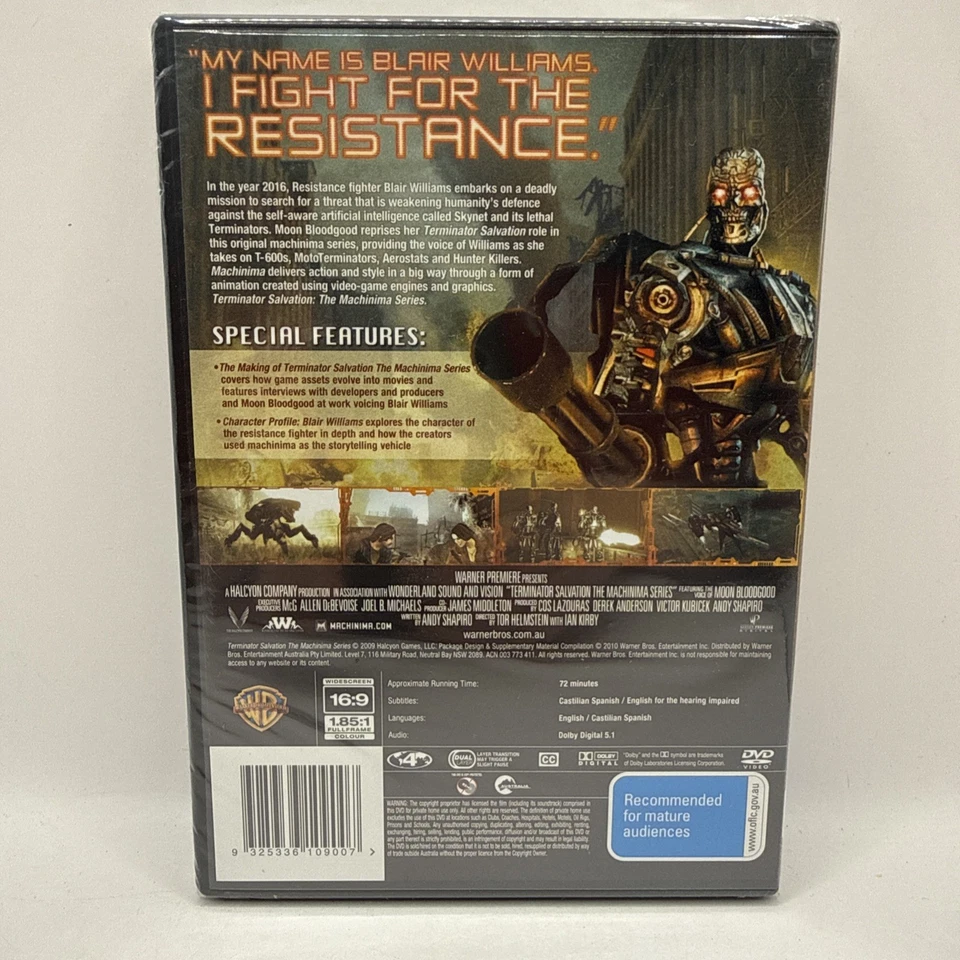 Terminator Salvation - The Machinima Series (DVD, 2009) Brand New Sealed - Image 2 of 3