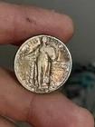 1928- D Standing Liberty Silver Quarter Toned #5