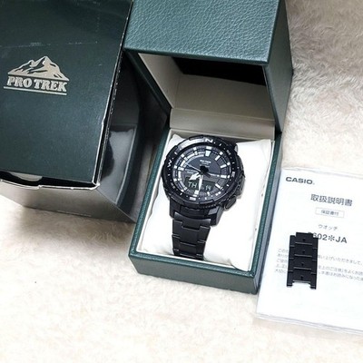 Casio Protrek Watch Outdoor Timepiece with Accessories Excellent Condition