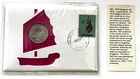 1973 Singapore 50 Cent Coin First Day Cover, Stamps & Info Card 99 Company