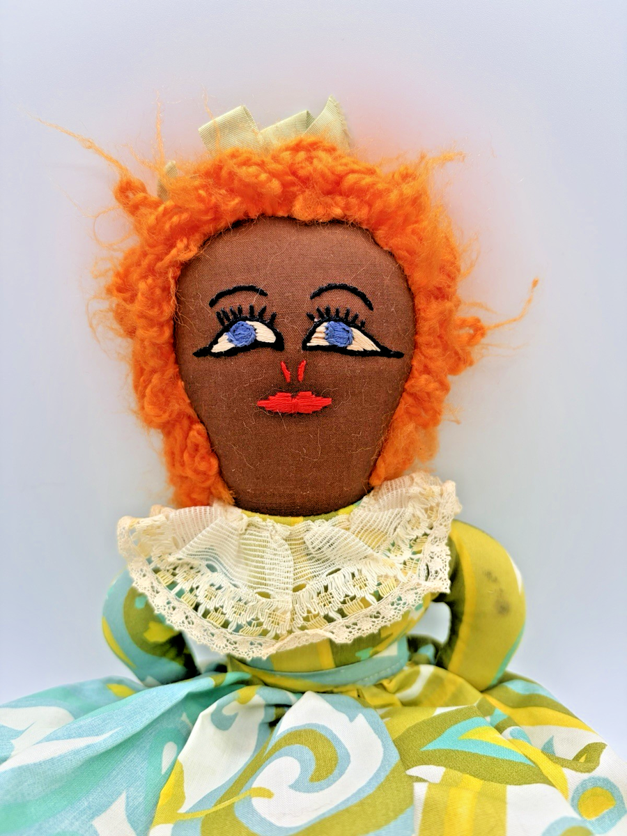 Vintage 1960's Topsy Turvy Doll Cultural Ethnic Two Headed