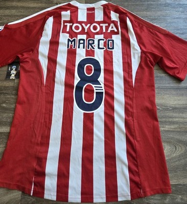 Adidas Chivas Guadalajara 11/12 Home Marco Fabian Futbol Soccer Jersey Sz Large