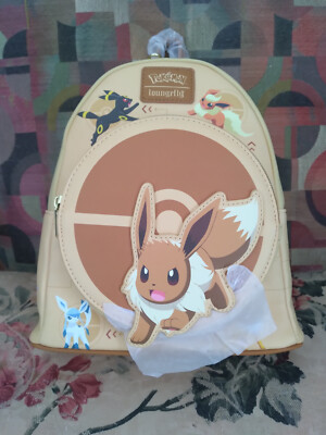Mini Zaino Loungefly Pokemon Eeveelutions Con Eevee, Umbreon, Sylveon, Flareon