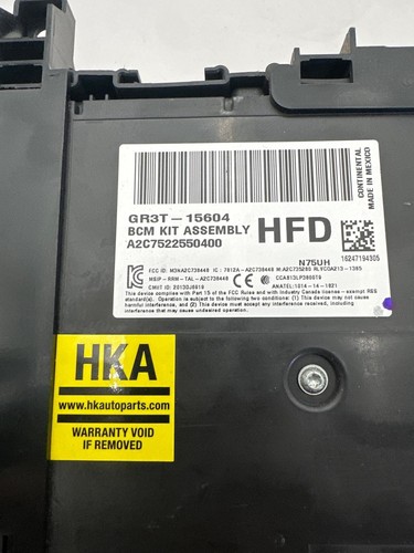 2015-2017 FORD MUSTANG Body Control Module with Fuse Box OEM GR3T15604 - Picture 5 of 8