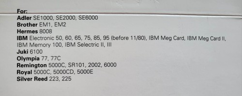 Macchina da scrivere Porelon 11461 IBM Selectric II nastro correggibile 1 nuova con scatola - Foto 4 di 4