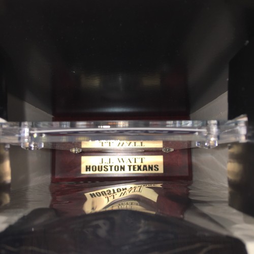 Highland Mint NFL Houston Texans J.J. Watt Ticket & Bronze Coin Acrylic Desk Top - Picture 4 of 4