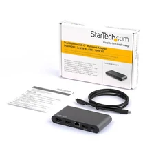StarTech.com Mini USB C Dock - 4K Dual Monitor Multiport Adapter - DK30C2HAGPD