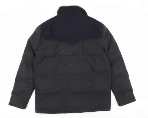 Puffa Men's Black Puffer Jacket, M, Winter Casual - Picture 2 of 12