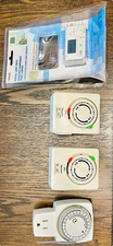 Electric Outlet Daily Timers - Indoor - Easy Use - Plug-In  - White  (Set of 4)