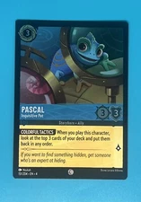 Disney Lorcana Pascal inquisitive pet 151/204 FOIL