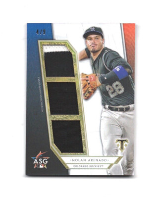 2018 Topps Triple Threads Nolan Arenado All Star Game Relic 4/9 #ASP-NA Patch