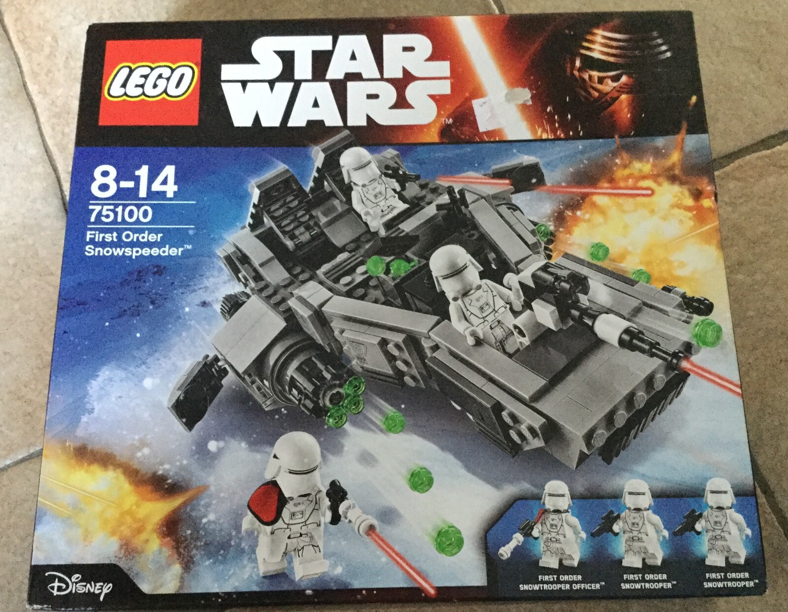 Lego Star Wars 75100 First Order Snowspeeder avec figurines jouet de collection
