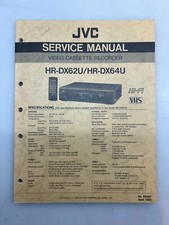 JVC HR-DX62U DX64U Original Service Manual Fr...