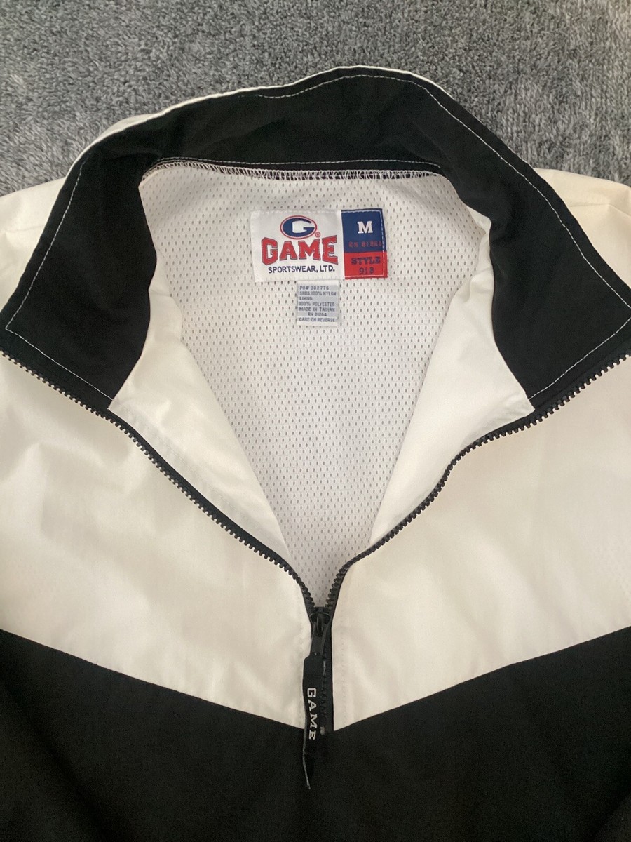 GAME SPORTSWEAR LTD Windbreaker, Jacket SIZE M white /black
