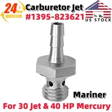 #1395-823621For 30 Jet/40HP Mercury Mariner Outboard Motor Carburetor Jet Silver
