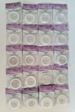 20 Packages of White Bead Thread and 1 pack Monofilament Packs 21 Total Units