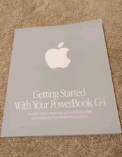 Apple Getting Started With Your PowerBook G4: Setup Guide Troubleshooting 2002