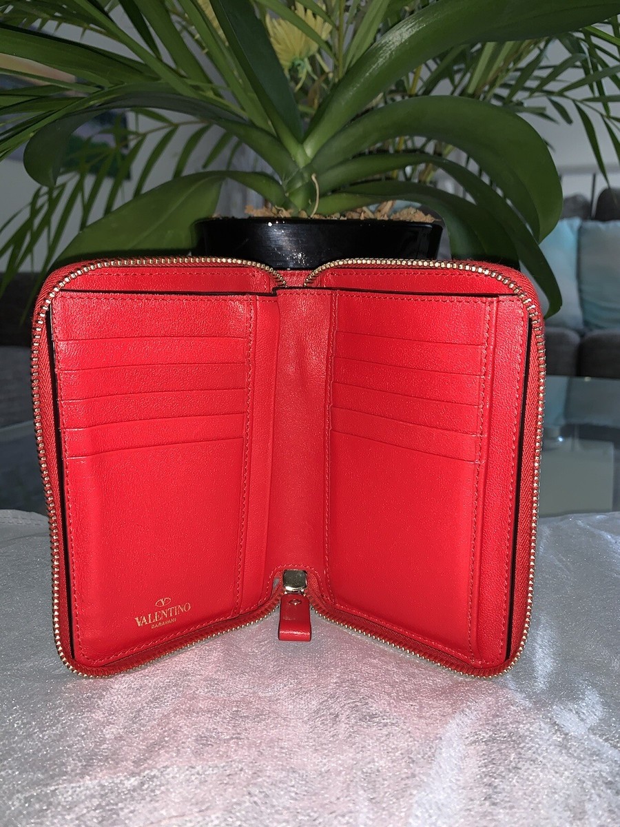 [VALENTINO]- SW2P0R14BOL★RED ROCK COIN Wallet VALENTINO]- SW2P0R14BOL☆RED ROCK COIN Wallet Valentino