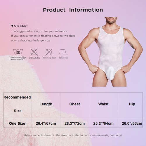 Männer Jumpsuit Ringen Trikot Stretch Bodysuit Einteilig Dessous Geknöpft Sexy - Bild 30 von 45