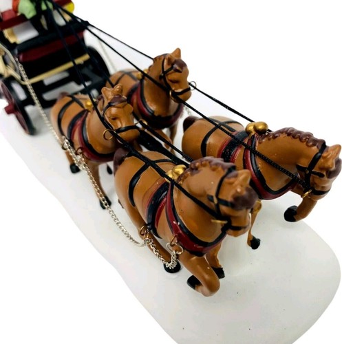 Estatuilla de Navidad Dept 56 Holiday Coach 5561-1 Heritage Village retirada con caja - Imagen 9 de 19
