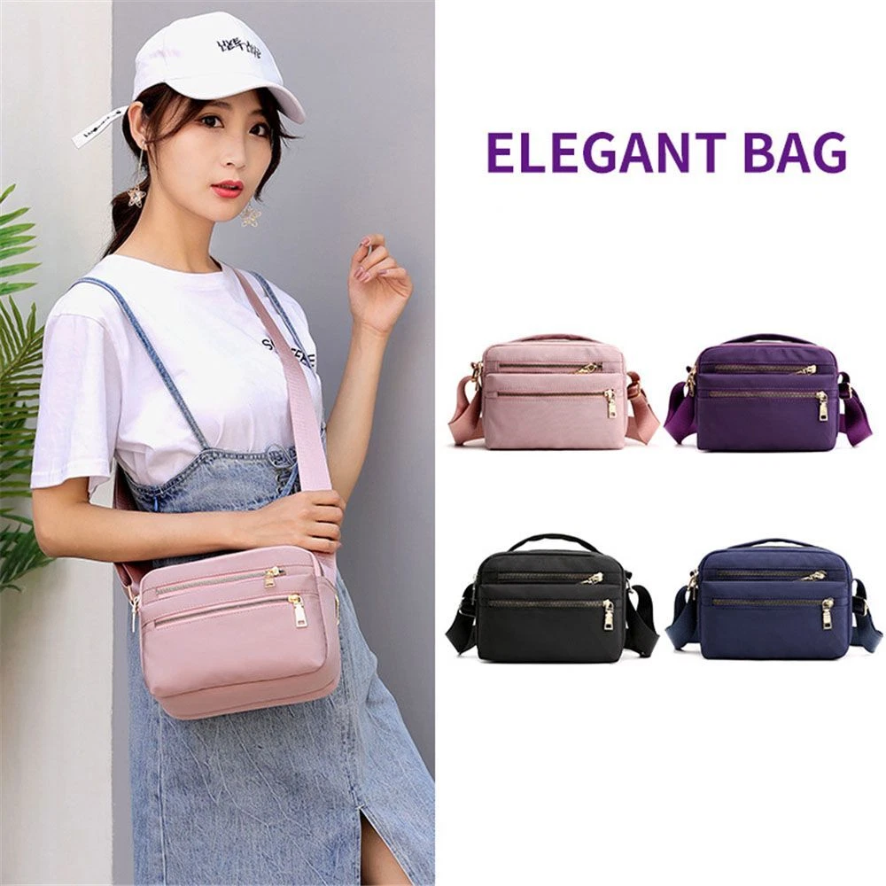 Travel Multi pocket Waterproof Handbags Shoulder Bag Nylon