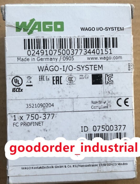 New Factory Sealed WAGO 750-377 Buscoupler DeviceNet Module 750-377 750 ...