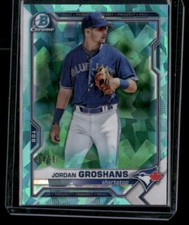2021 Bowman Chrome Sapphire Edition Jordan Groshans BCP-246 Prospects Aqua SN99