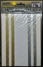 Pioneer 204 Self Adhesive Metallic Photo Corner 204 Photo Album Stickers New