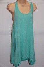 NWT Miken Swim Swimsuit Cover Up Tunic Size S Sleeveless Mermaid Blue