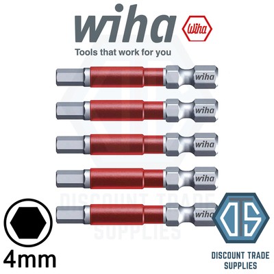 Wiha Maxxtor T25 Pack of 5 49mm Torx Long Impact Driver Screwdriver Bit 36841