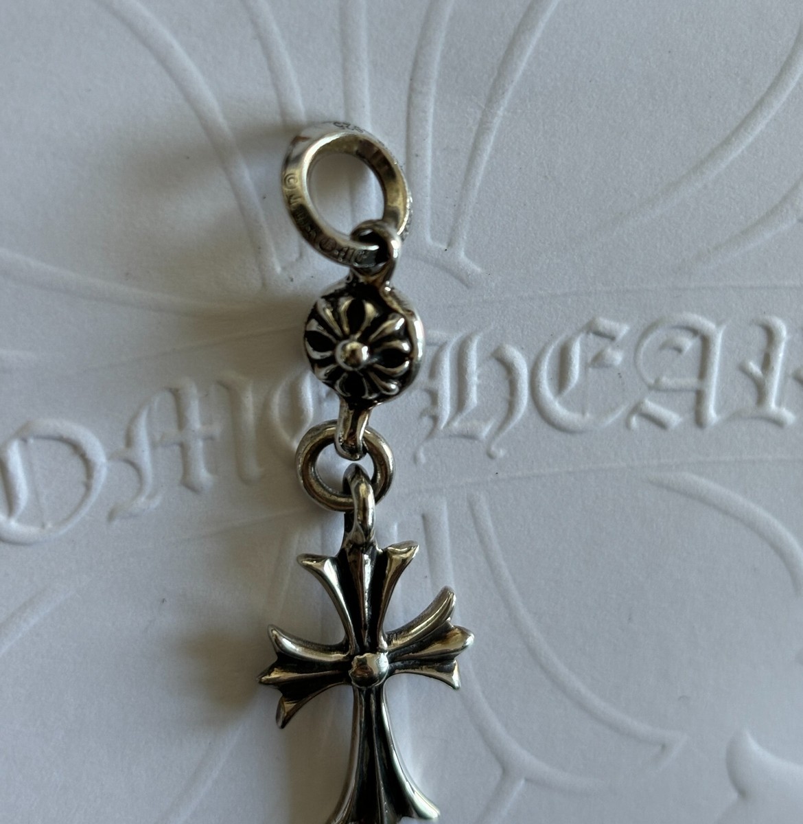 アクセサリー CHROME HEARTS  CH CROSS SML/1#CROSSBALL 100% Authentic Chrome Hearts One Ball Tiny CH Cross Charm | eBay