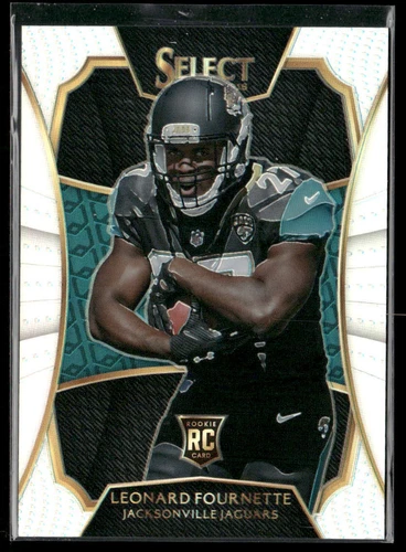 2016 Panini Select Leonard Fournette #6 XRC Silver Prizm Jacksonville Jaguars