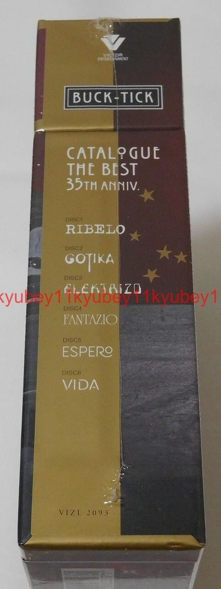 BUCK-TICK CATALOGUE THE BEST 35th anniv. Limited Edition 5 SHM CD