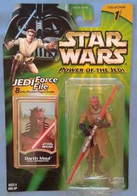 Star Wars POTJ Darth Maul Sith Apprentice, Green Card