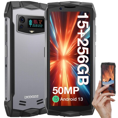 DOOGEE SMINI 4,5 Zoll Outdoor Smartphone 15GB+256GB Android 13 Handy 50MP+2MP