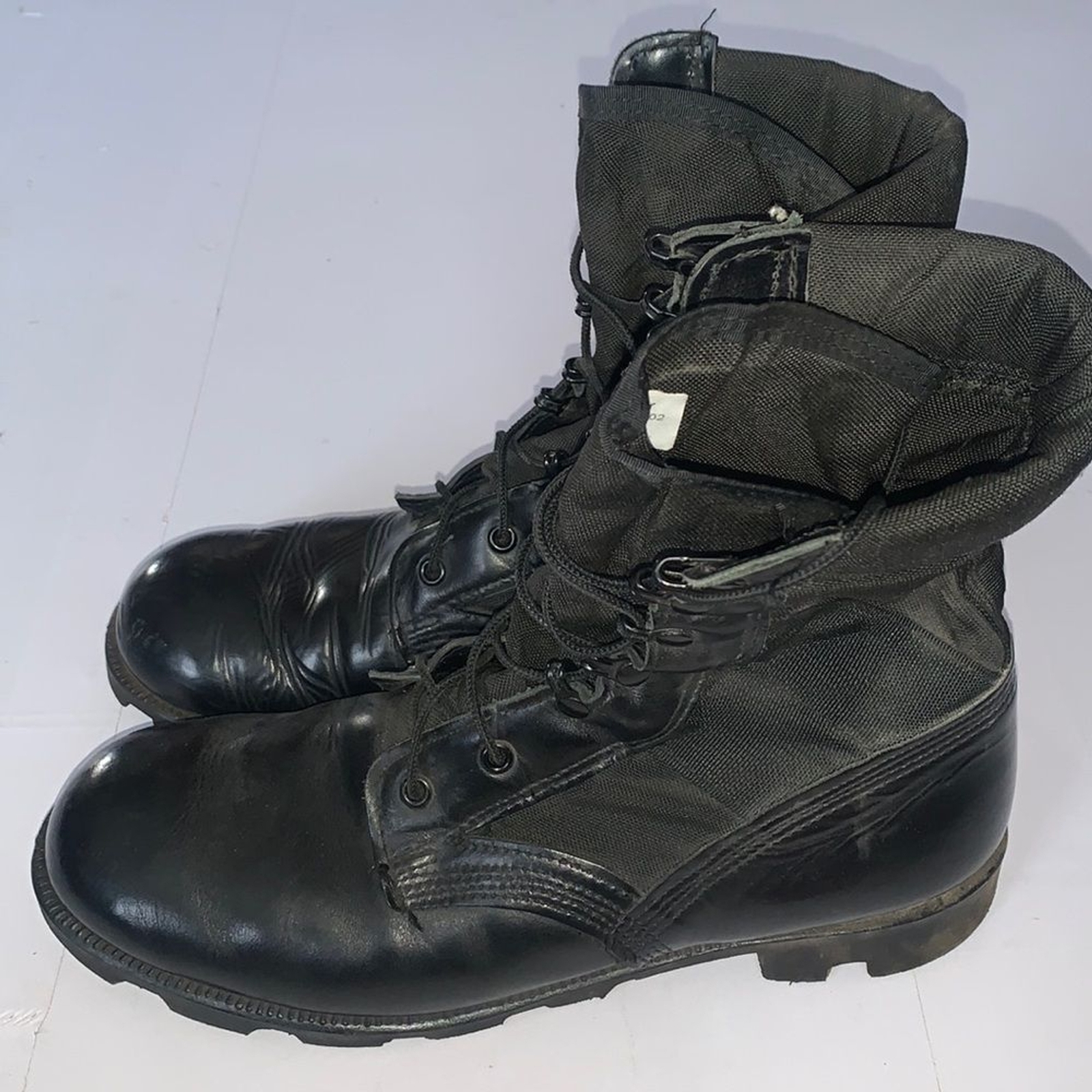 McRae Combat Boots Black Panama Men’s Size 10.5-image