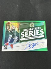 2020-21 Donruss Optic Donte DiVincenzo Signature Series Green Prizm Auto #SS-DDV