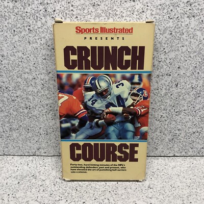 Sports Illustrated Crunch Course VHS NFL Dallas Cowboys Hershel Walker Cover 