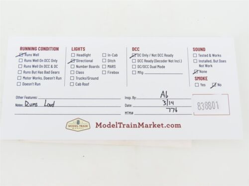 HO Scale Walthers 931-158 LMX Leasing Dash 8-40B Diesel Locomotive #8500 - Picture 11 of 12