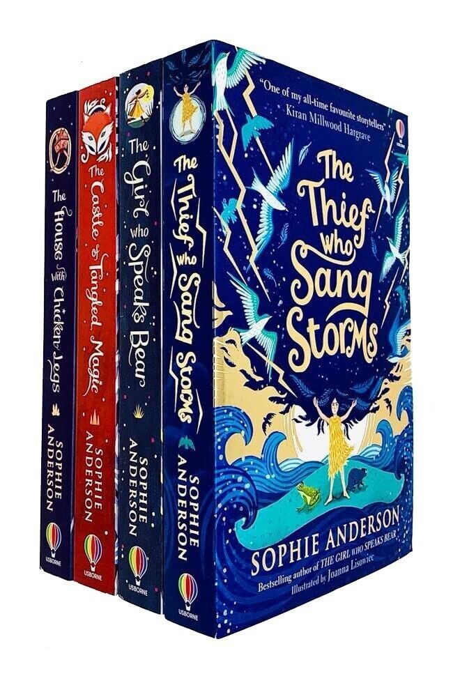 Sophie Anderson 4 Books Collection Set Sang Storms,CHICKEN LEGS,Magic,Speaks Bea