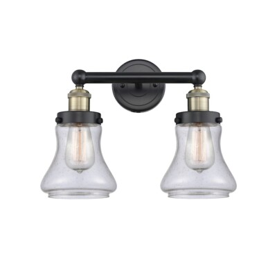 Innovations Edison Bellmont 2Lt 16'' Bath, BKB/Seedy - 616-2W-BAB-G194