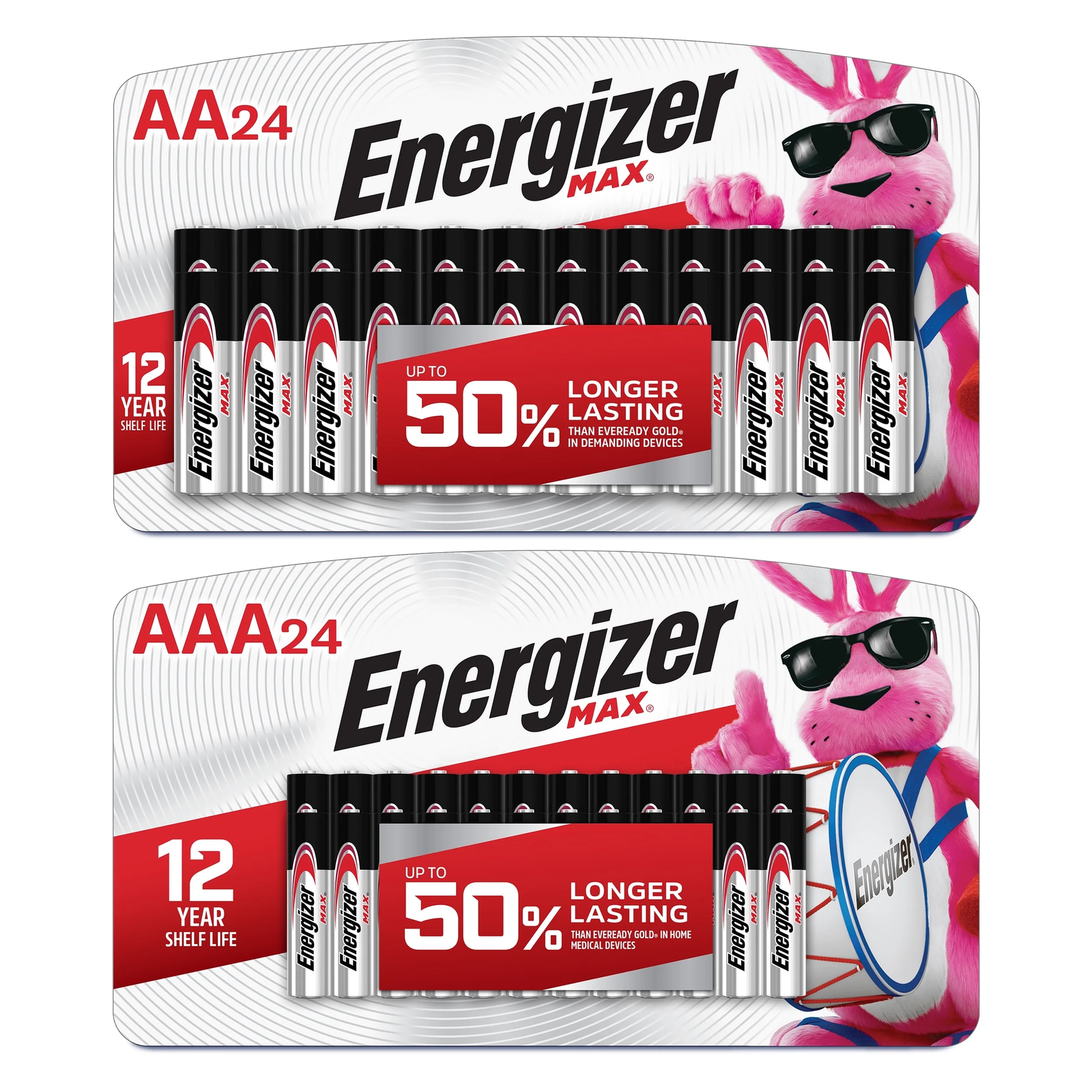 MAX AA Batteries and AAA Batteries (48 Pack Total)-image