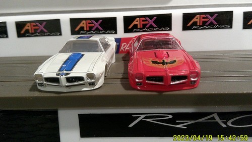 2 AFX RACING H.O. SCALE SLOT CAR BODIES ONLY 1970 & 1973 PONTIC FIREBIRD TRANS A - Photo 3/5