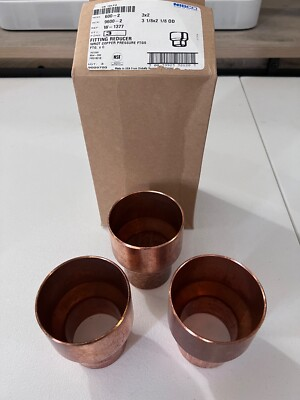 #ad Lot of 3 Nibco 1VLP4 9600 2 600 2 3quot;X2quot; Fitting Reducer Wrot Copper Pressure $55.99