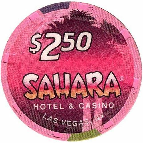 Sahara Casino Las Vegas Nevada $2.50 Chip 1995 - Picture 1 of 2