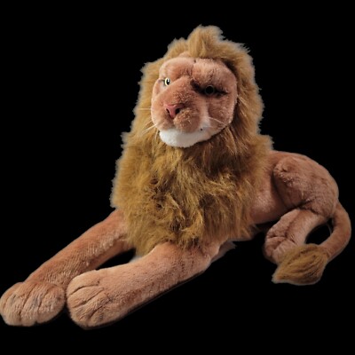 アンティーク雑貨 vintage lion plush toy Best Made Toys Jumbo Large Vintage Plush Laying Lion Jungle