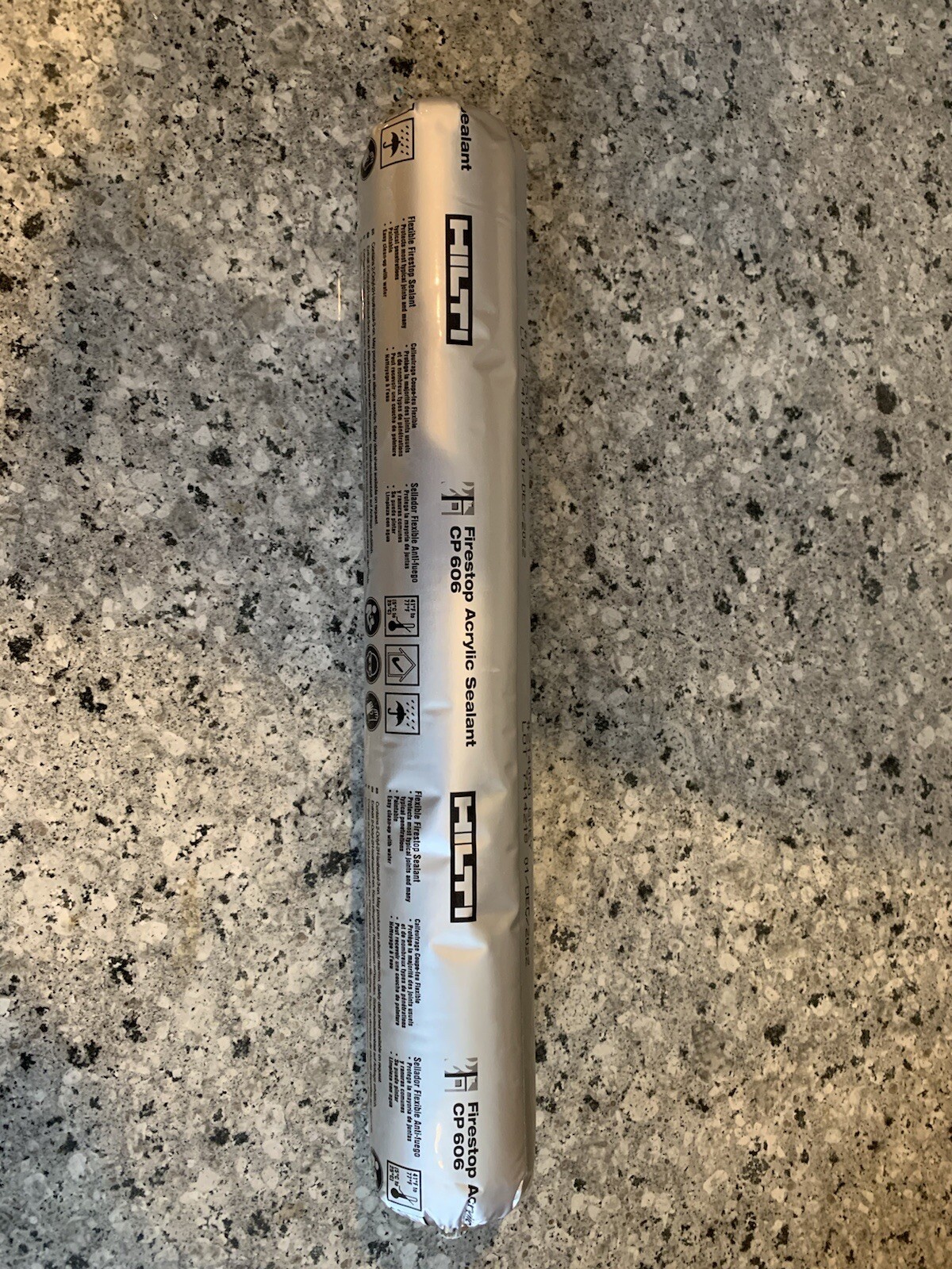 10pk HILTI CP 606 Firestop Acrylic Sealant Grey 19.6floz Sausage Tube