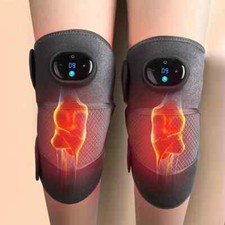 Vibration Heated Knee Massager - 3 In 1 Heated Knee Elbow Shoulder Brace Wrap