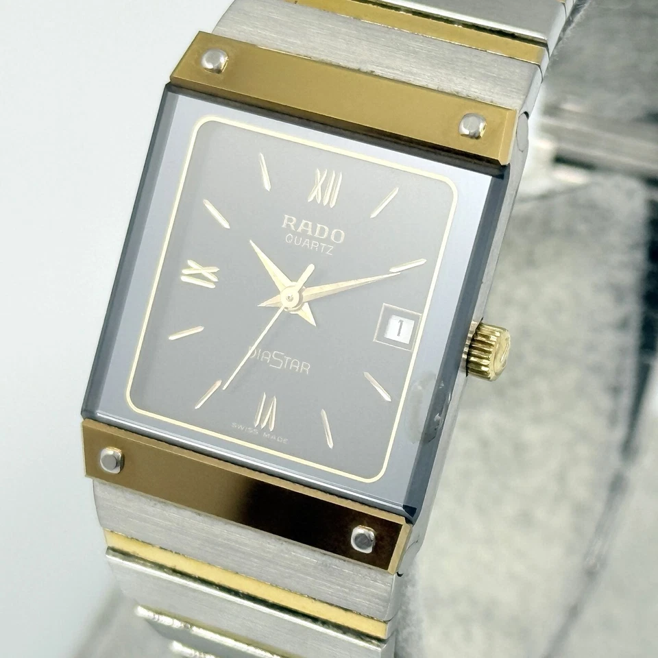 RELOJ RADO DIASTAR 111.0197.3 FECHA MUJER PLATA VINTAGE CUARZO SUIZO F998 Foto 4 de 4